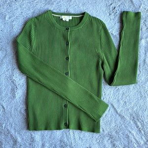 New without tags Boden Ribbed Green Sweater